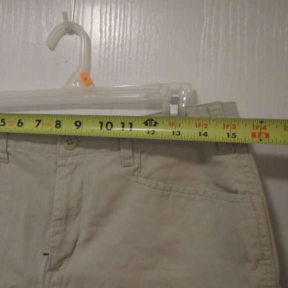 Essentials Size 10 Khaki Tan 100% Cotton Shorts - Picture 3 of 7